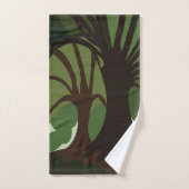 Botanische Bäume Badhandtuch Set (Handtuch)