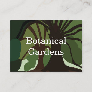 Botanische Bäume Visitenkarte