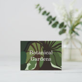 Botanische Bäume Visitenkarte (Stehend Vorderseite)