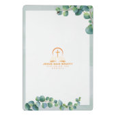 Botanische Beatituden Mini Klemmbrett (Rückseite)