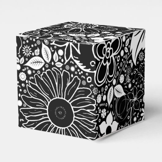 Botanische Beauties Black-Square Gevor Box Geschenkschachtel (Vorderseite)
