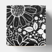 Botanische Beauties Black-Square Gevor Box Geschenkschachtel (Oben)