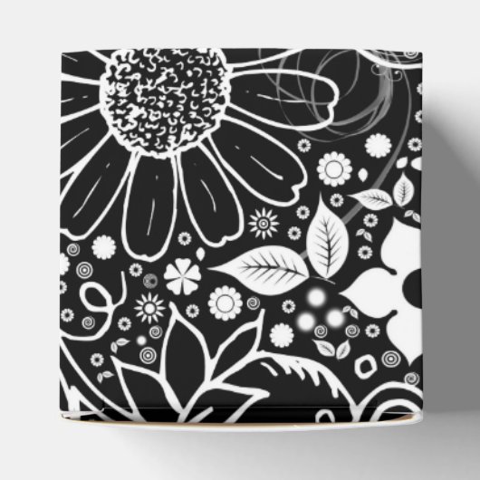 Botanische Beauties Black-Square Gevor Box Geschenkschachtel (Oben)