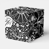 Botanische Beauties Black-Square Gevor Box Geschenkschachtel (Rückseite)