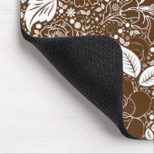 Botanische Beauties Brown Mouse Pad Mousepad (Ecke)