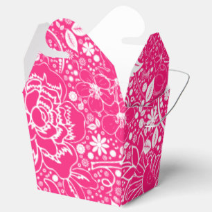 Botanische Beauties - Helles Pink-Take-Out-Gevor-B Geschenkschachtel