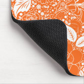 Botanische Beauties Orange Mouse Pad Mousepad (Ecke)