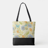 Botanische Beauty Personalisiert Designer Tote Bag Tasche (Rückseite)