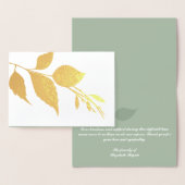 Botanische Beerdigung Dankeschön Karte (Anzeige)