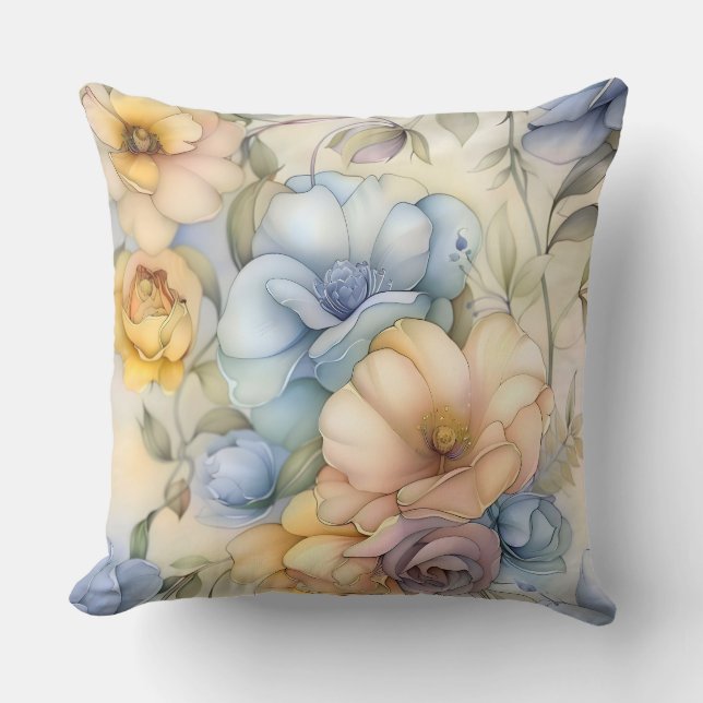 Botanische Beleuchtung Kissen (Vorderseite)