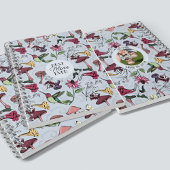 Botanische Beste Mama je Blue Hummingbird Garden Notizblock