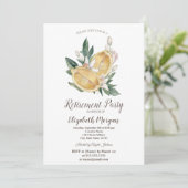 Botanische Bevorratung von Wasserfarben Einladung (Stehend Vorderseite)