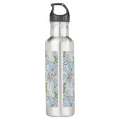 Botanische Bio Formen Edelstahlflasche (Rückseite)