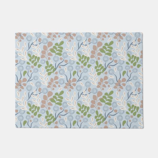 Botanische Bio Formen Fußmatte (Vorderseite)