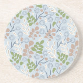 Botanische Bio Formen Getränkeuntersetzer (Vorne)