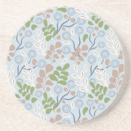 Botanische Bio Formen Getränkeuntersetzer