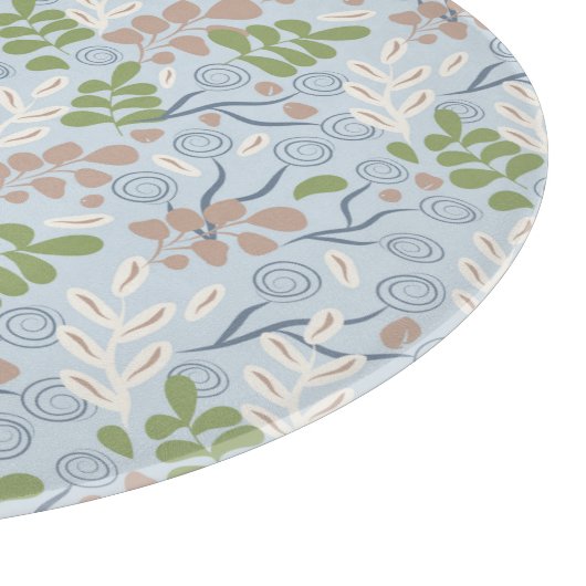 Botanische Bio Formen Schneidebrett (Ecke)