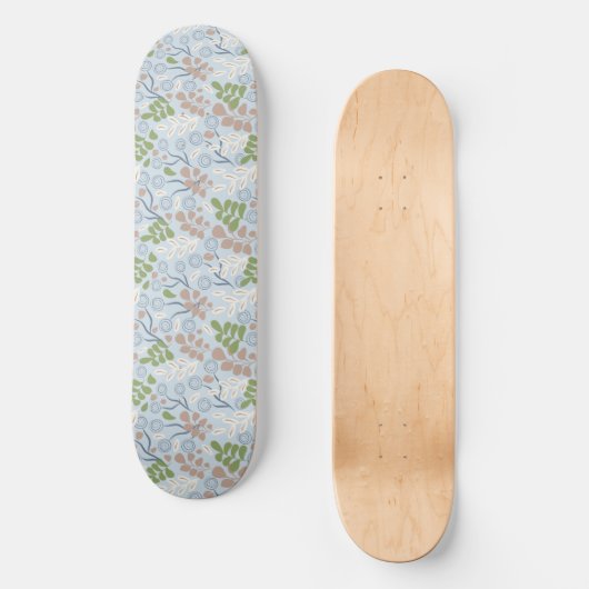 Botanische Bio Formen Skateboard (Vorderseite)