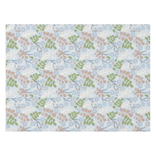 Botanische Bio Formen Tischdecke (Vorderseite (Horizontal))