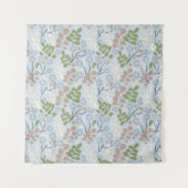 Botanische Bio Formen Wandteppich (Vorderseite)