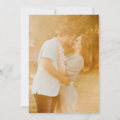 Botanische Birnen Foto Hochzeit Save The Date (Rückseite)