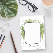 Botanische Blase Personalisiert Post-it Klebezettel
