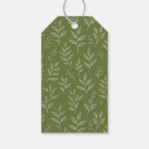 Botanische Blatt Natur Geschenkanhänger