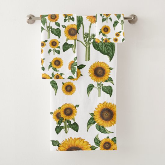 Botanische Blattblumen Badhandtuch Set (Insitu)