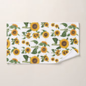 Botanische Blattblumen Badhandtuch Set (Handtuch)