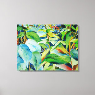 Botanische Blätter Canvas Print 24 x 18 Leinwanddruck