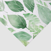 Botanische Blätter der Wasserfarbensäge Seidenpapier (Ausschnitt)