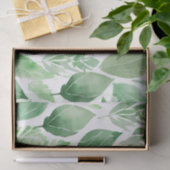 Botanische Blätter der Wasserfarbensäge Seidenpapier (Geschenk)
