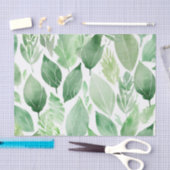 Botanische Blätter der Wasserfarbensäge Seidenpapier (Handwerk)