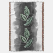 Botanische Blätter des modernen Chic Basil Decke (Vorderseite Vertikal)