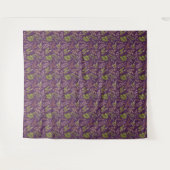 Botanische Blätter: Eine atemberaubende violette R Wandteppich (Vorderseite (Horizontal))