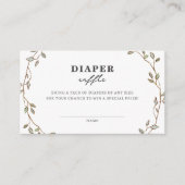 Botanische Blätter Faltkarte für den Papierkorb Begleitkarte (Vorderseite)