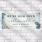 Botanische Blätter für blaue Goldmedaille Banner