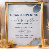 Botanische Blätter für blaue Goldmedaille Flyer