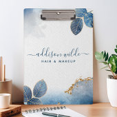 Botanische Blätter für blaue Goldmedaille Klemmbrett