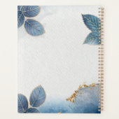 Botanische Blätter für blaue Goldmedaille Planer (Rückseite)