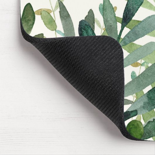 Botanische Blätter für den Garten Mousepad (Ecke)