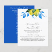 Botanische Blätter für Hochzeiten (Vorne/Hinten)