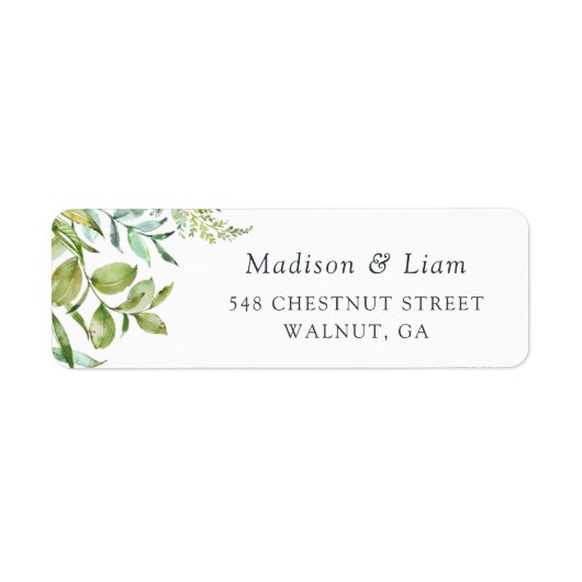 Botanische Blätter für moderne Grünfolien (Vorne)