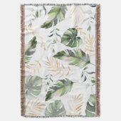 Botanische Blätter für Wasserfarben Decke (Vorderseite Vertikal)