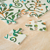 Botanische Blätter Grüne Natur Puzzle (Seite)