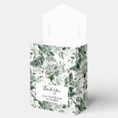 Botanische Blätter Hochzeit im Wasserfarbenbereich Geschenkschachtel (Geöffnet)