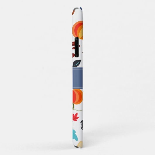 Botanische Blätter im eleganten Herbst Case-Mate iPhone Hülle (Hinten/Rechts)