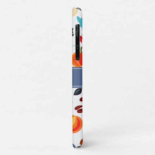 Botanische Blätter im eleganten Herbst Case-Mate iPhone Hülle (Hinten/Links)