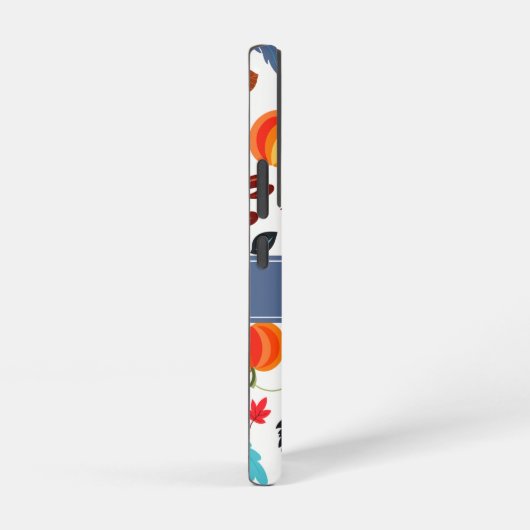 Botanische Blätter im eleganten Herbst Samsung Galaxy Hülle (Rechte Seite)