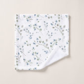 Botanische Blätter im Stil der modernen Wasserfarb Badhandtuch Set (Waschlappen)